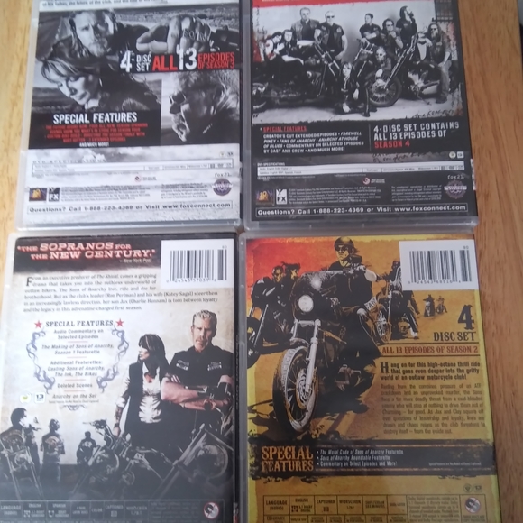 Sons Of Anarchy Season 1-4 on DVD - Picture 2 of 3